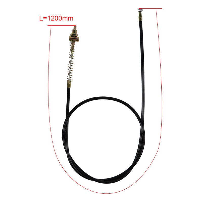 FLYPIG 120cm Drum Rear Brake Cable 47.2 inch For Yamaha PW50 Y-Zinger 50 PW 50 Peewee 1981-2016 - Image 2